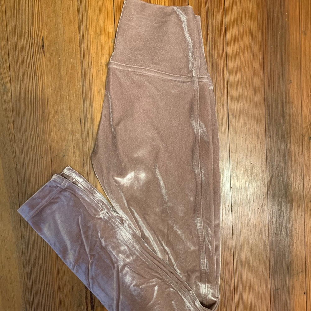 Lululemon crushed velvet legging